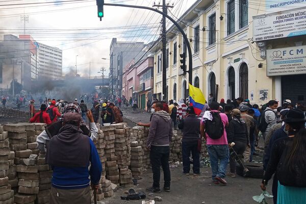 Protestas en Quito - Sputnik Mundo