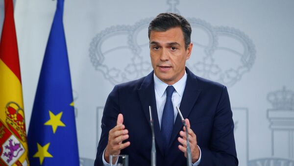 Pedro Sánchez, presidente en funciones del Gobierno español - Sputnik Mundo