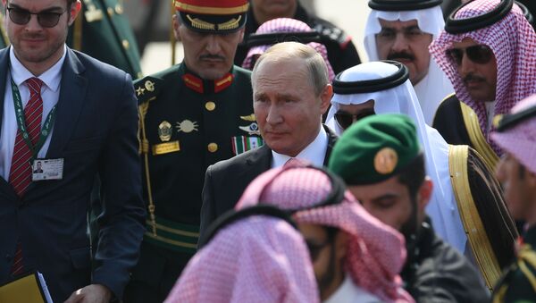 Vladímir Putin, presidente de Rusia durante su visita a Arabia Saudí - Sputnik Mundo