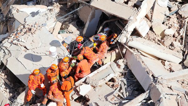 Derrumbe de un edificio en la ciudad brasileña de Fortaleza - Sputnik Mundo