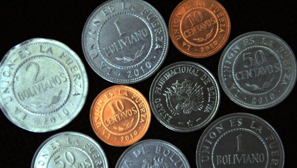 Monedas bolivianas - Sputnik Mundo