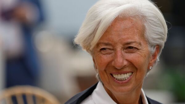 Christine Lagarde, presidenta del Banco Central Europeo - Sputnik Mundo