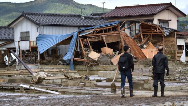 Consecuencias del tifón Hagibis en Japón - Sputnik Mundo