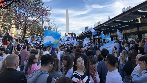 La marcha del millón en Buenos Aires - Sputnik Mundo