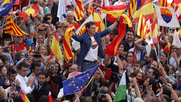 Albert Rivera, candidato español de la formación neoliberal Ciudadanos - Sputnik Mundo