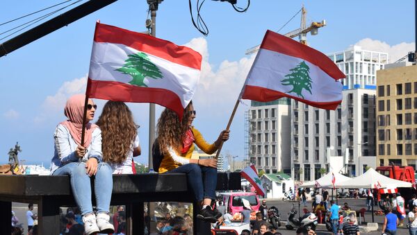 Protestas en el Líbano  - Sputnik Mundo