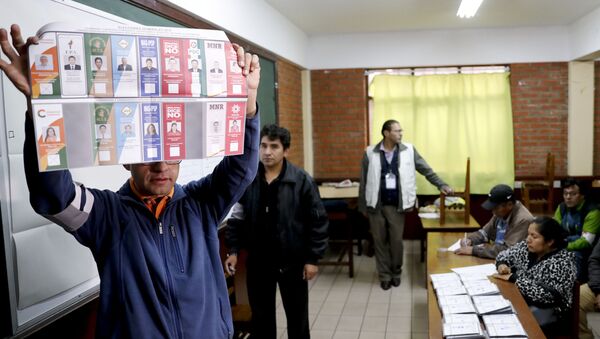 El escrutinio de votos en Bolivia - Sputnik Mundo