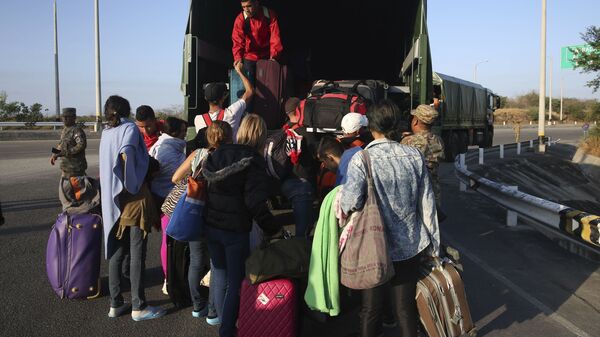 Migrantes venezolanos en Perú - Sputnik Mundo