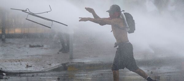 Protestas contra el Gobierno en Chile Protestas contra el Gobierno en Chile - Sputnik Mundo