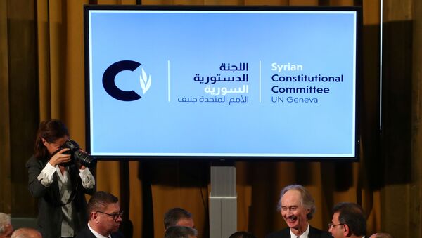 Logo del Comité Constitucional sirio - Sputnik Mundo