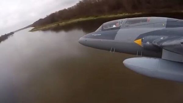 Vuelo rasante de un L-39 Albatros - Sputnik Mundo