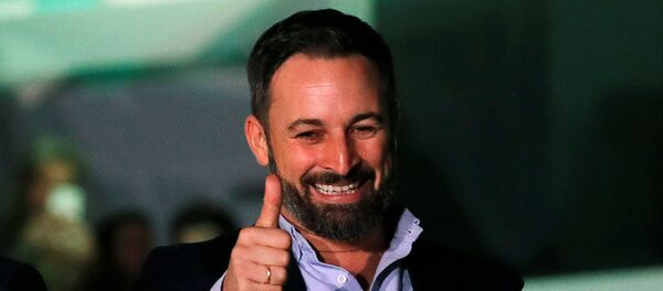 Santiago Abascal, líder del partido de ultraderecha español Vox Santiago Abascal, líder del partido de ultraderecha español Vox - Sputnik Mundo