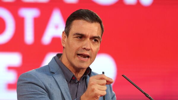 Pedro Sánchez, líder del PSOE y presidente del Gobierno en funciones - Sputnik Mundo