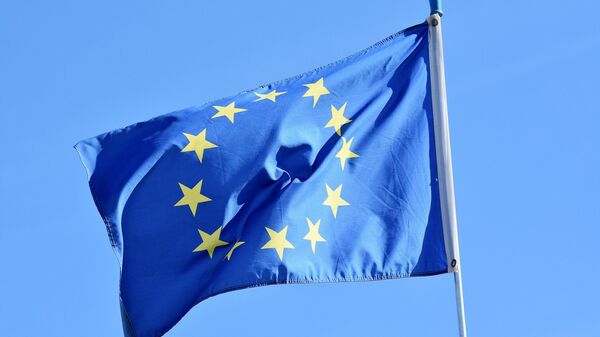 La bandera de la UE (imagen referencial) - Sputnik Mundo