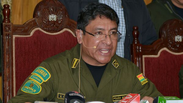 Yuri Calderón, comandante general de la Policía de Bolivia - Sputnik Mundo
