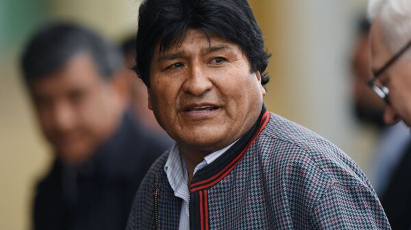 Evo Morales, presidente boliviano  - Sputnik Mundo