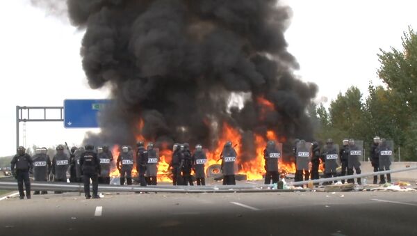 Violentas protestas bloquean el tráfico entre España y Francia - Sputnik Mundo