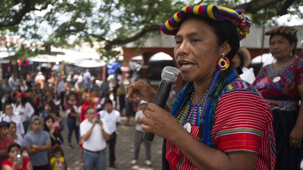 Thelma Cabrera, dirigente del pueblo maya mam - Sputnik Mundo