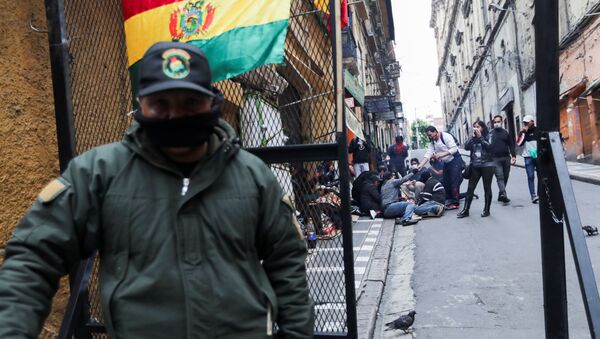 Fuerzas represivas de Bolivia  - Sputnik Mundo