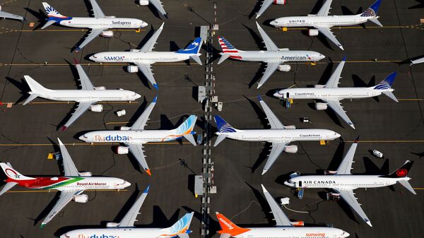 Los aviones retirados Boeing 737 MAX - Sputnik Mundo