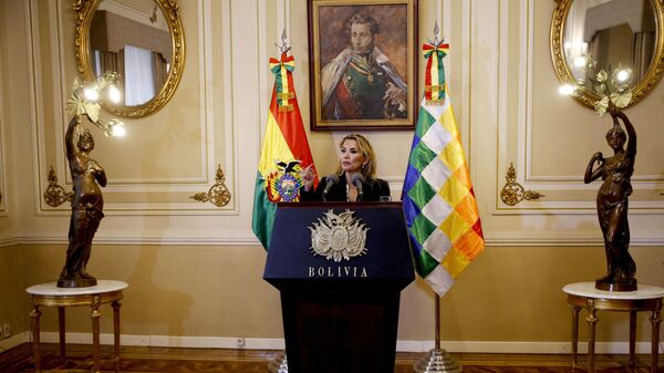 Jeanine Áñez, presidenta 'de facto' de Bolivia - Sputnik Mundo