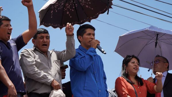 Andrónico Rodríguez, político y dirigente cocalero boliviano - Sputnik Mundo