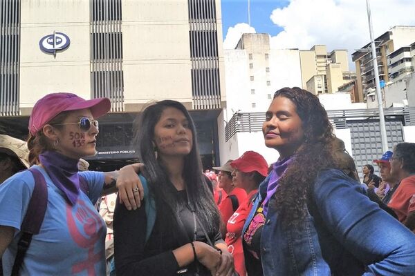 Marcha contra la violencia de género en Caracas, Venezuela - Sputnik Mundo