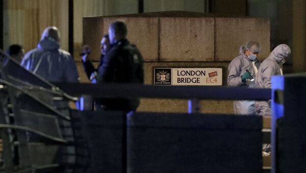 El lugar del ataque terrorista en el Puente de Londres - Sputnik Mundo