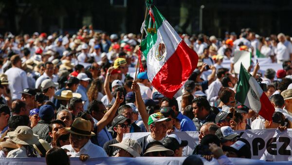 Marcha contra la inseguridad en México - Sputnik Mundo