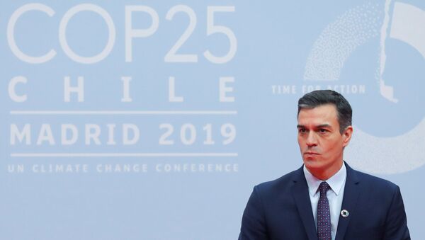Pedro Sánchez en la inauguración de COP25 - Sputnik Mundo