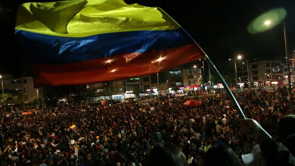 Protestas en Colombia - Sputnik Mundo