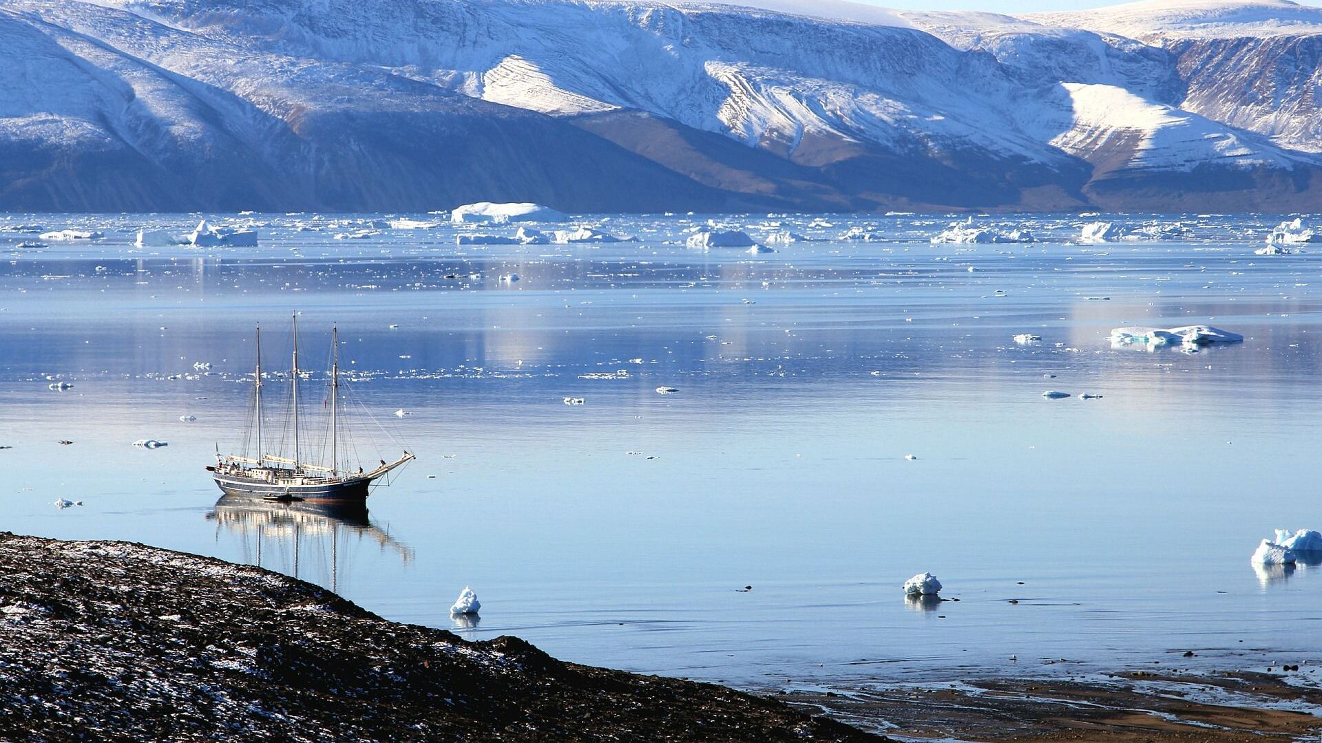 Lago en Groenlandia - Sputnik Mundo, 1920, 20.04.2021