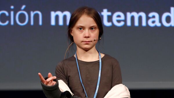 Greta Thunberg, la activista medioambiental sueca  - Sputnik Mundo