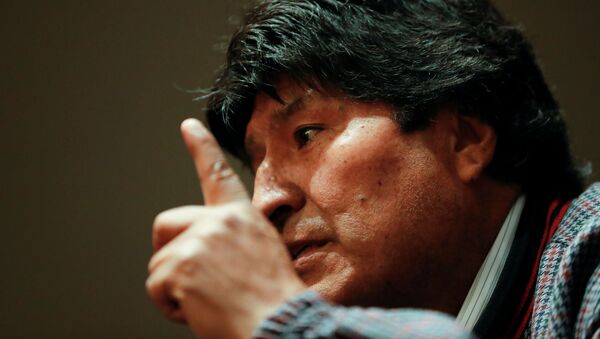 Evo Morales, depuesto presidente boliviano - Sputnik Mundo