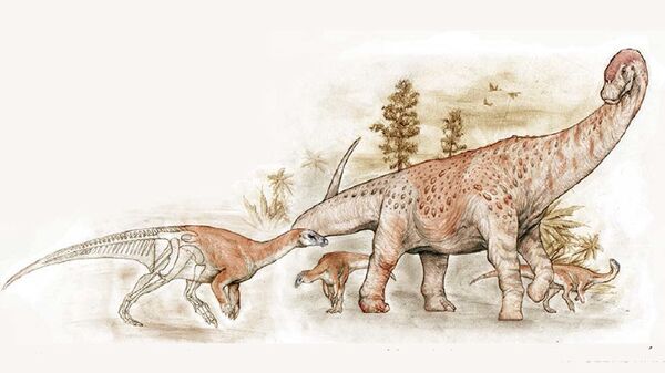 Hallan un dinosaurio que puede explicar cómo era 'el fin del mundo' en la prehistoria Hallan un dinosaurio que puede explicar cómo era 'el fin del mundo' en la prehistoria - Sputnik Mundo