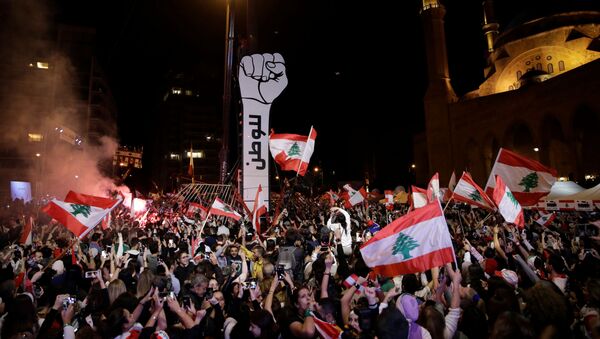 Protestas en Líbano (Archivo) - Sputnik Mundo