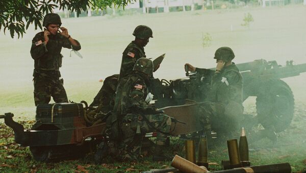 Militares de EEUU en Panamá en 1989 - Sputnik Mundo
