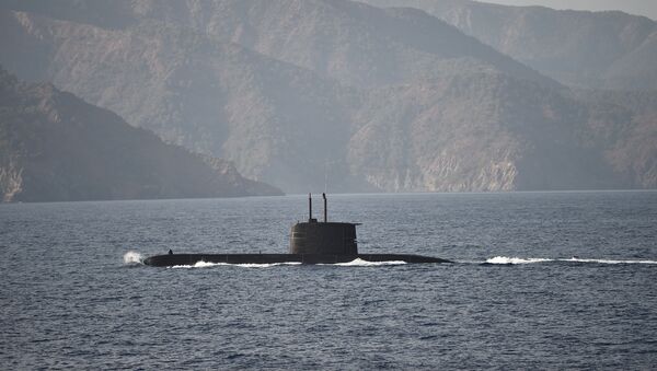 Un submarino turco (archivo) - Sputnik Mundo