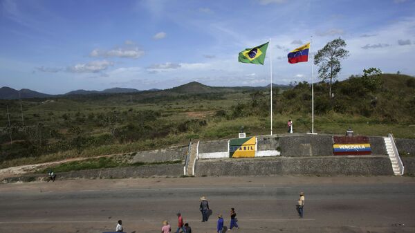 La frontera entre Venezuela y Brasil - Sputnik Mundo