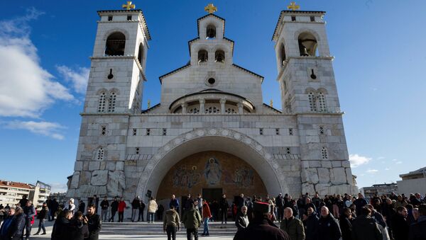 La catedral de la ciudad de Podgorica, Montenegro  - Sputnik Mundo