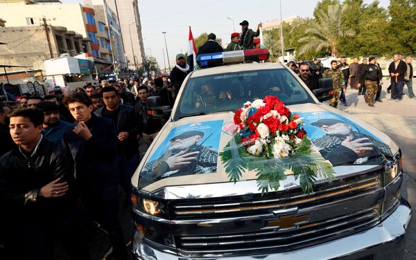 El funeral del general iraní Qasem Soleimani - Sputnik Mundo