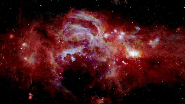 Imagen infrarroja del centro de la Vía Láctea - Sputnik Mundo