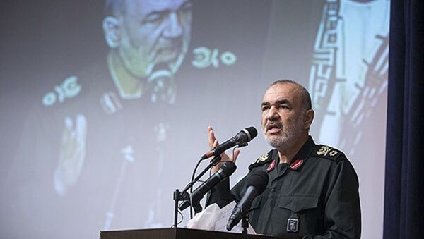 El general Hossein Salami, comandante de la Guardia Revolucionaria iraní (archivo) - Sputnik Mundo