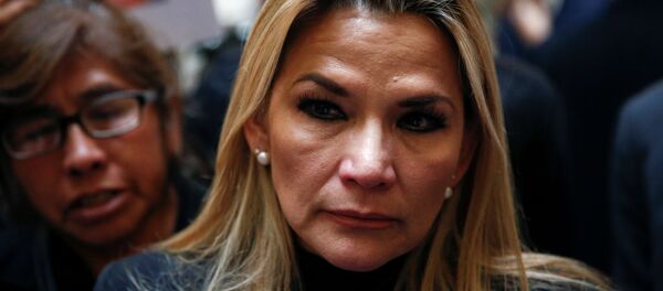 La presidenta de facto de Bolivia, Jeanine Áñez La presidenta de facto de Bolivia, Jeanine Áñez - Sputnik Mundo