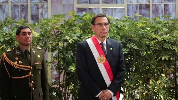 Martín Vizcarra, presidente de Perú - Sputnik Mundo