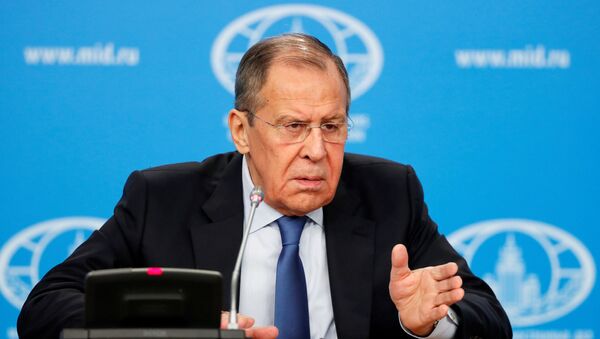 Serguéi Lavrov, ministro de Exteriores interino de Rusia - Sputnik Mundo