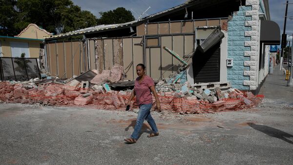 Las consecuencias del terremoto en Guanica, Puerto Rico - Sputnik Mundo