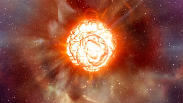 Betelgeuse, estrella roja supergigante (ilustración gráfica) - Sputnik Mundo