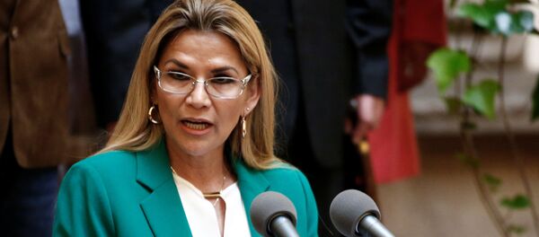 Jeanine Áñez, la presidenta transitoria de Bolivia Jeanine Áñez, la presidenta transitoria de Bolivia - Sputnik Mundo