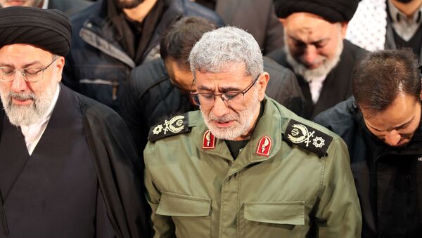 Esmail Qaani, comandante de la Fuerza Quds del Cuerpo de la Guardia Revolucionaria Islámica - Sputnik Mundo